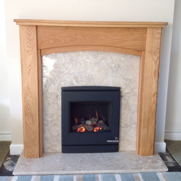 Arched Oak Fire Surround Customer Picture