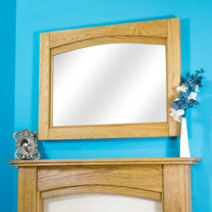 Arched Solid Oak Mirror