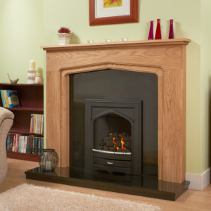 Cathedral Oak Fireplace Surround Package
