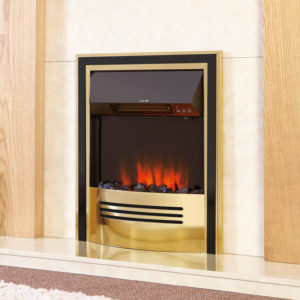Celsi Accent Infusion Electric Fire in Brass