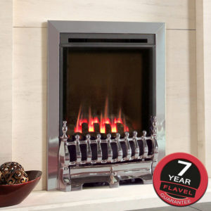 Flavel Windsor Traditional High Efficiency Gas Fire in Chrome