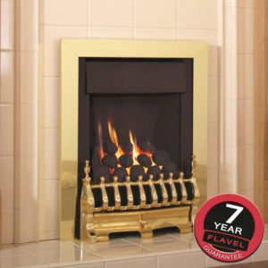Flavel Windsor Traditional Plus HE Gas Fire in Brass