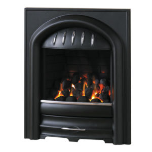 Pureglow Chloe Gas Fire in Highlighted Silver