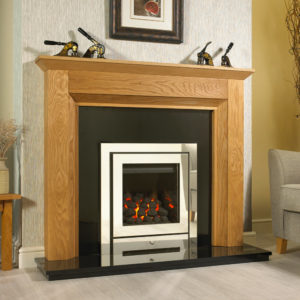 Fire Surround with Wide Mantel Wooden Fire Surround Solid Pine 