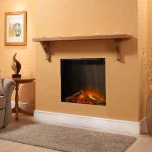 Small Corbel Oak Fireplace Shelf