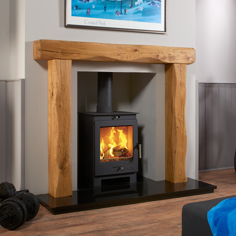 Traditional Rustic Oak Fire Surround, How To Make Oak Fire Surround