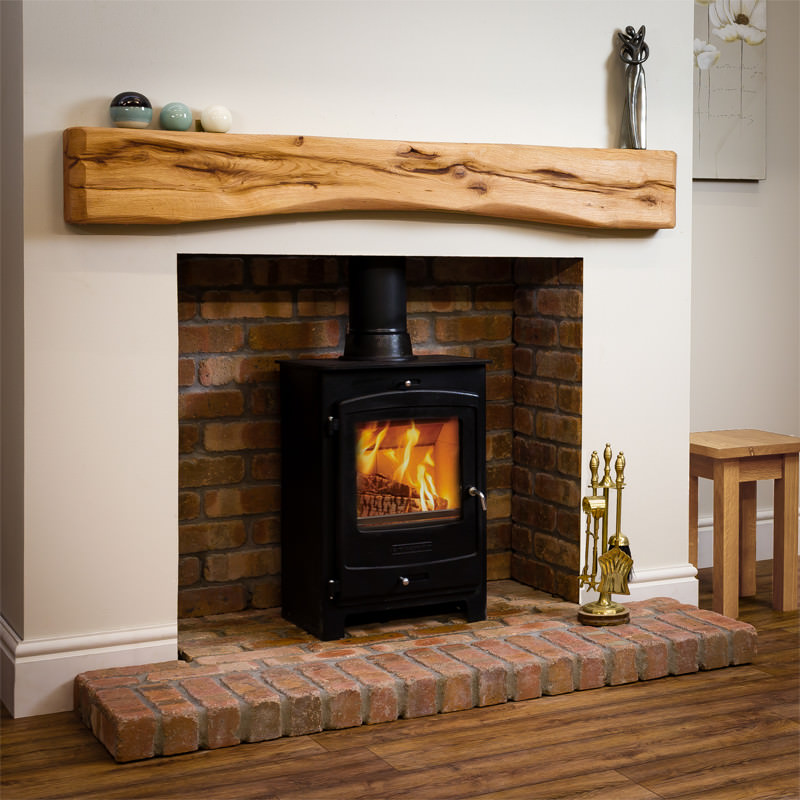 Rustic Curved Corbel Oak Beam Mantel Shelf, Wooden Fireplace Mantel Shelf