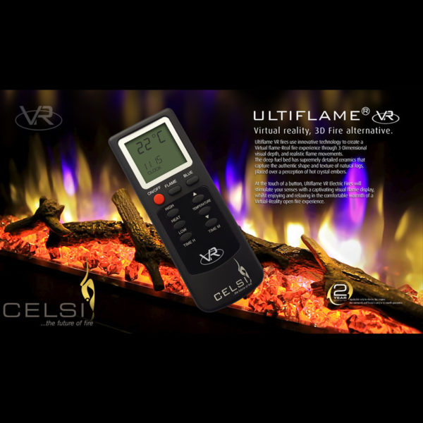 Celsi Ultiflame VR 3D Electric Fire Remote Control