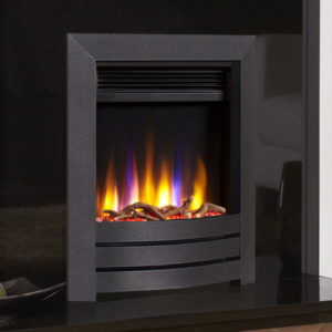 Celsi Ultiflame VR Camber Electric Fire in Black