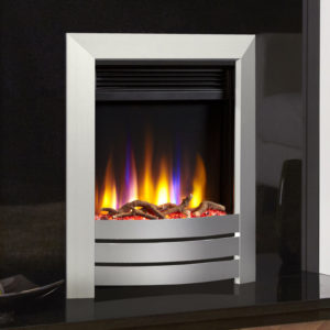 Celsi Ultiflame VR Camber Electric Fire in Silver