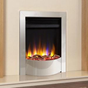 Celsi Ultiflame VR Endura Electric Fire in Silver