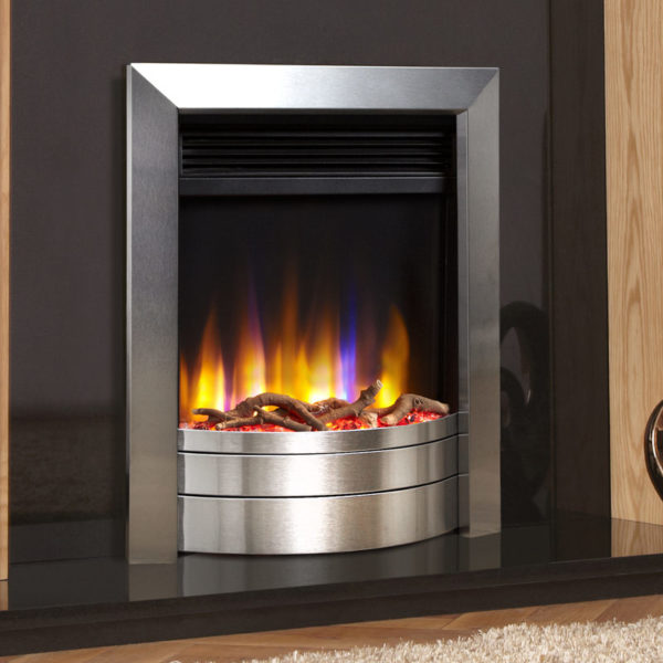 Celsi Ultiflame VR Essence Electric Fire in Silver
