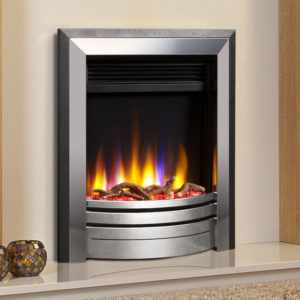 Celsi Ultiflame VR Frontier Electric Fire in Silver