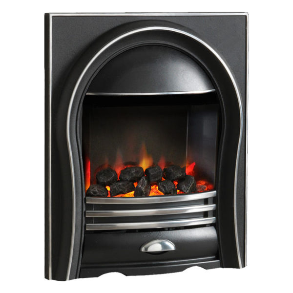 Pureglow Annabelle Illusion Electric Fire in Highlighted Silver