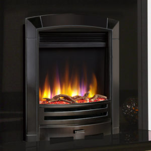 Celsi Ultiflame VR Decadence Electric Fire in Black Nickel