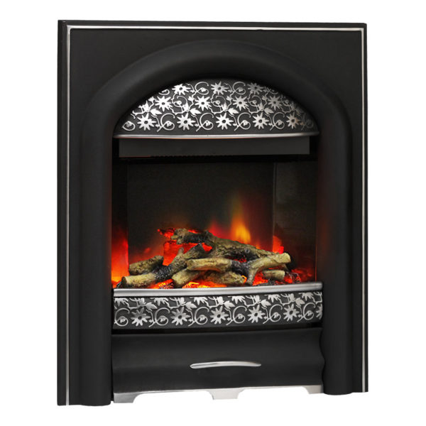 Pureglow Juliet Illusion Electric Fire in Highlighted Silver