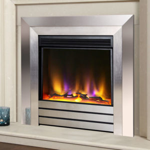 Celsi Electriflame VR Acero Electric Fire in Silver