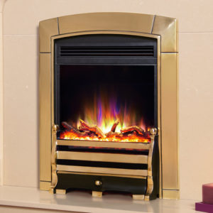 Celsi Electriflame XD Daisy Electric Fire in Gold