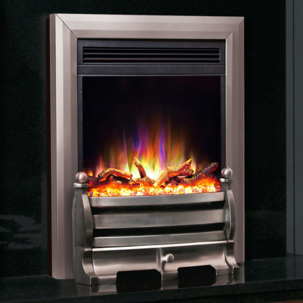 Celsi Electriflame XD Daisy Electric Fire in Chrome