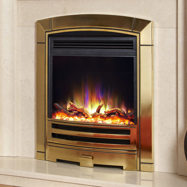 Celsi Electriflame XD Decadence Electric Fire in Gold