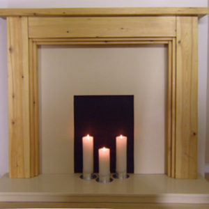 3 Step Solid Pine Fire Surround