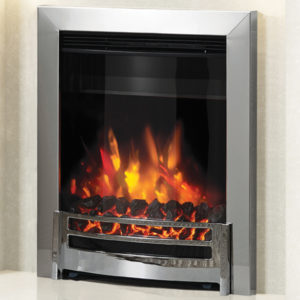 Elgin & Hall Ember Electric Fire in Silver